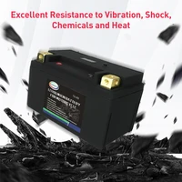 Démarreur de scooter haute performance, batterie aste au lithium avec BMS intégré, fer, Phxing ate, veFePO4, CCA260A, 12V, 4Ah 2