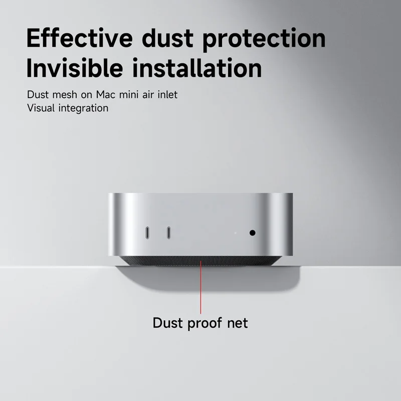 Computer Fan Dust Filter Cooling Fan Grill Computer Fan Grill Hagibis Dust Mesh Filter for Mac mini M4/M4 Pro Dustproof Cover Net 4PCS Cooler Fan Dust Filter Computer Mesh PVC Cover
