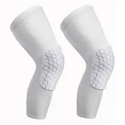 Breathable Sports 1Pc Football Basketball Knee Pad Honeycomb Leg Brace Support