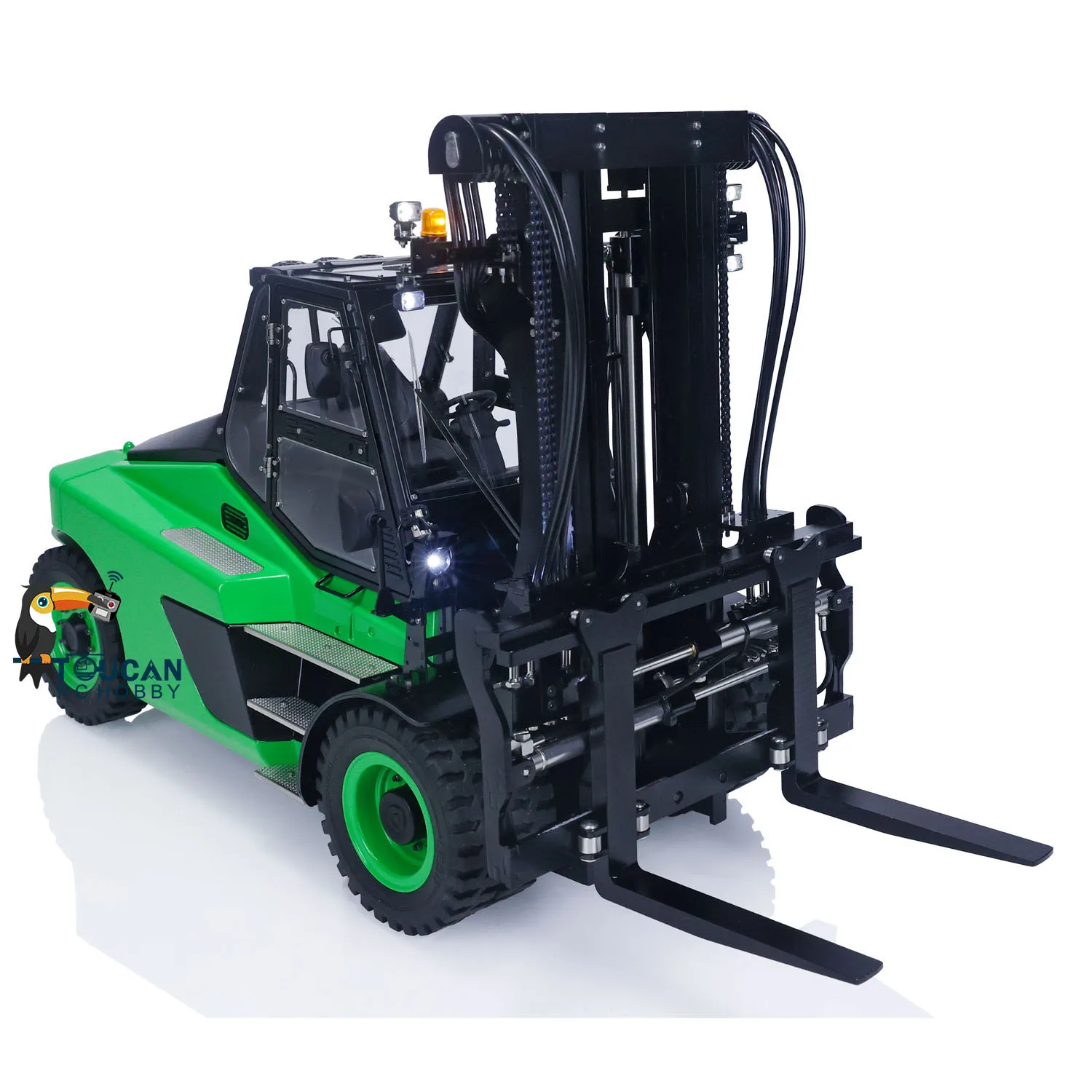 LESU 1/14 Hydraulic Forklift Aoue-LD160S Assembled Painted RTR Remote Controller Models Toy Electric Truck For Boy THZH1471-SMT9 6