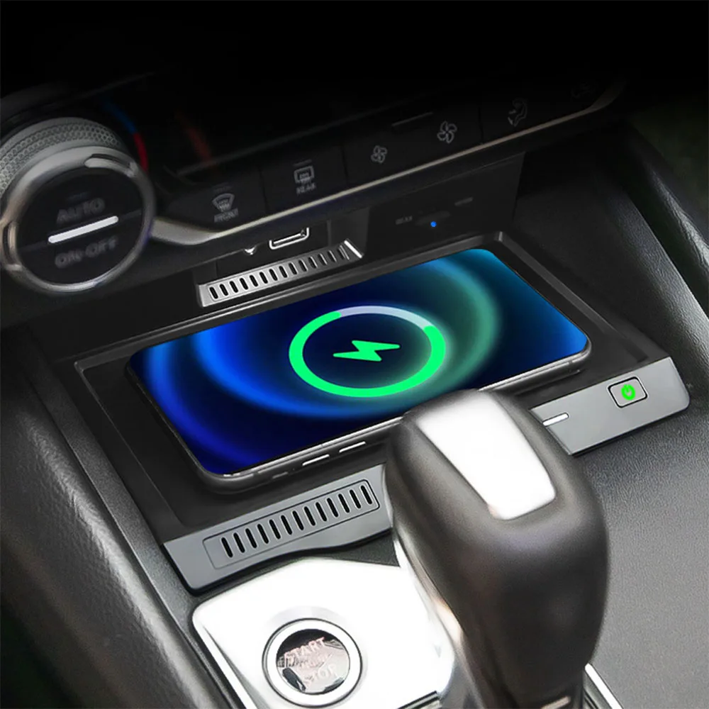 

QI wireless charger for Nissan Teana 2017 2018 2019 2020 15W fast phone charger charging plate panel phone holder