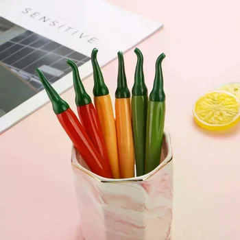 5 penne gel a simulazione di gelatina, carine e alla moda, per ufficio, scuola, cancelleria, per bambini, penne creative per firme.