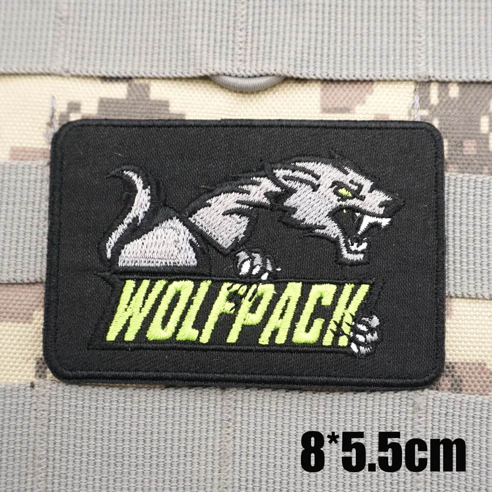 1 Pc Embroidery PVC Don't Step on Snakes Tactical Hook and Loop Badge  Military Combat Battle Armband Backpack Hat Applique - AliExpress