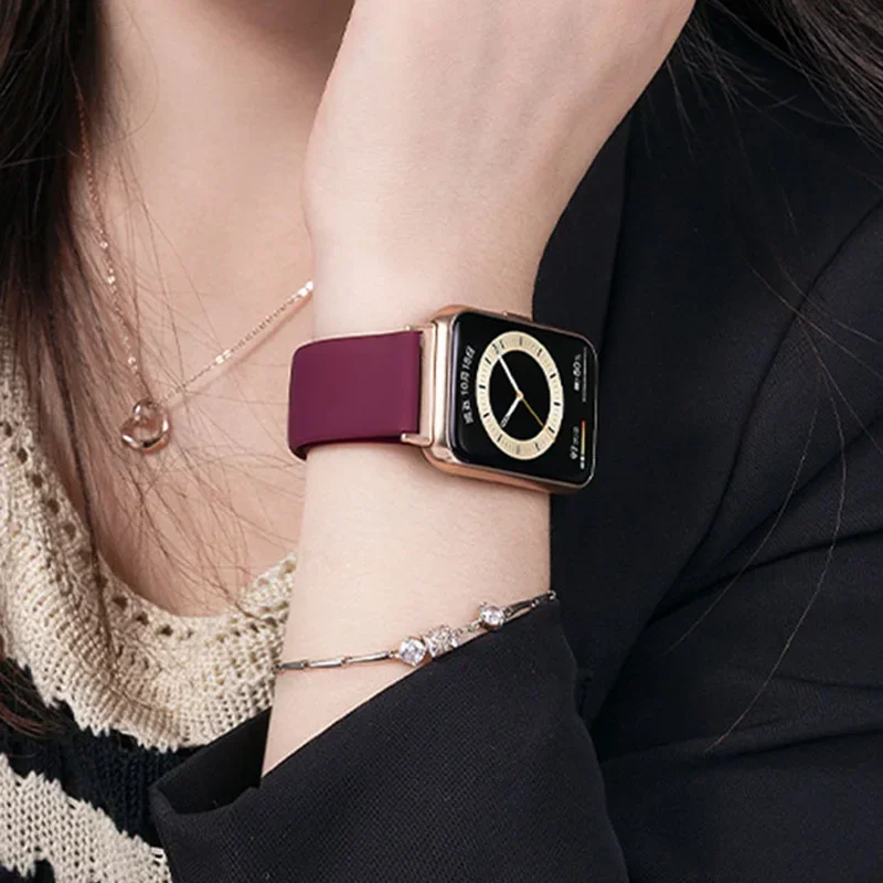 سوار ساعة رياضي لساعة HUOI Watch FIT 2 ، حزام معصم...