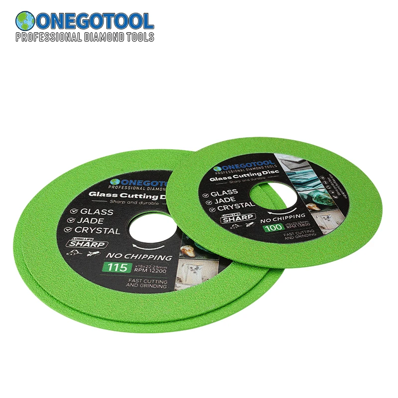 Glass Cutting Disc 100/115/125*22.23mm Ultra-thin Saw Blade Diamond Jade Wine Bottle Ceramic Polish Angle Grinder Machine 1Pcs