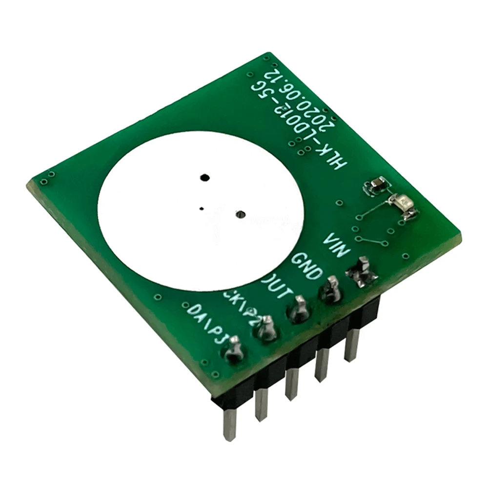 LD012 Menschliche Entfernungsmessmodule 5,8 GHz Radarsensormodul Low Power IO Level Ausgang 5PIN