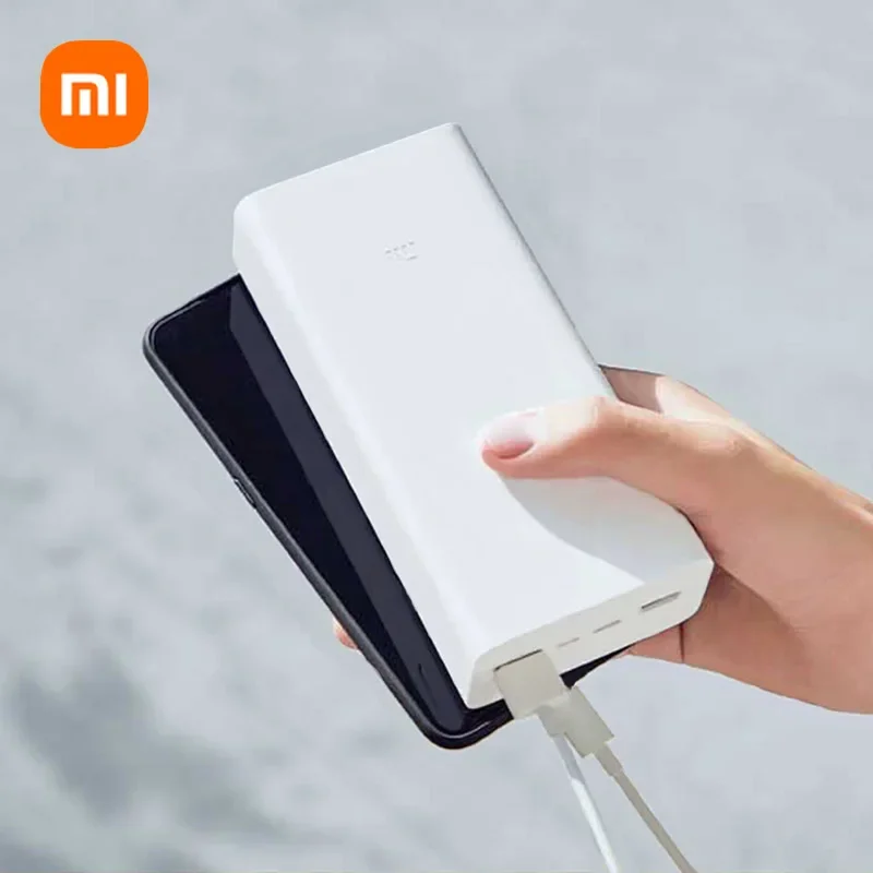 xiaomi-ポータブルバッテリー急速充電器3つのusbタイプcを備えた予備のバッテリー18w-30000mahpb3018zm