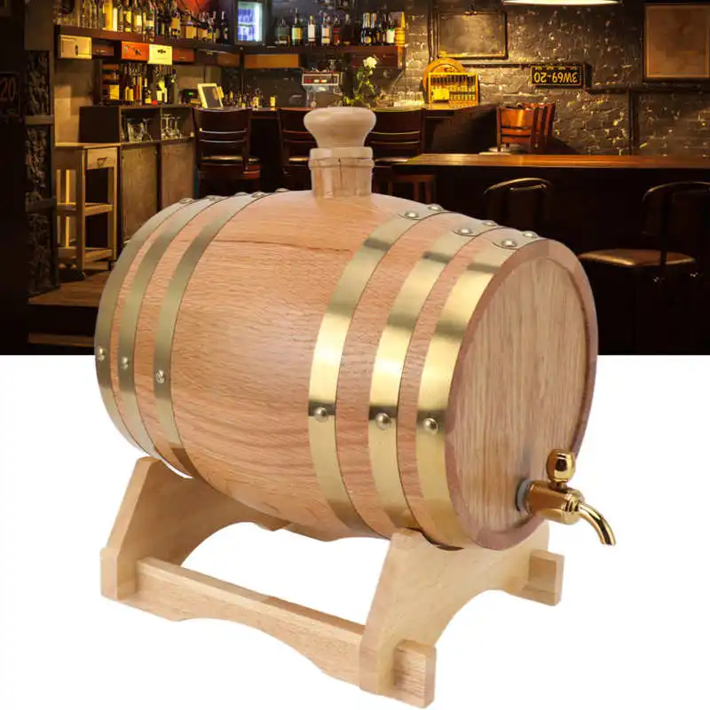 5L Oak Wine Barrels Volatile Aromas Softening Wine Eco Friendly Whiskey