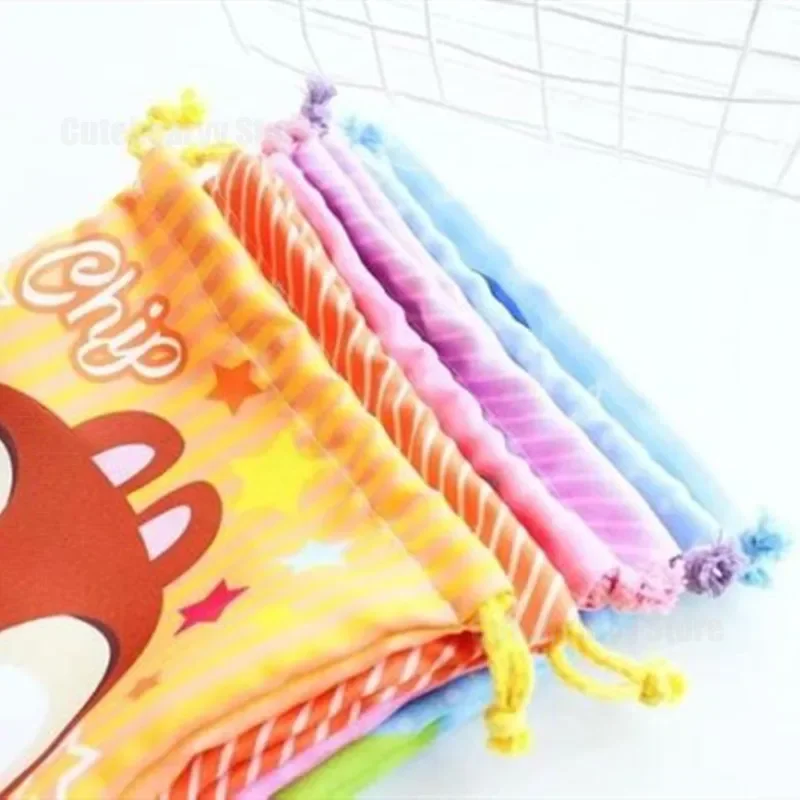 Disney Stitch Drawstring Bag Cute Cartoon Leisure Portable Student Cosmetics Sundries Storage Bag Closing Small Cloth Gifts