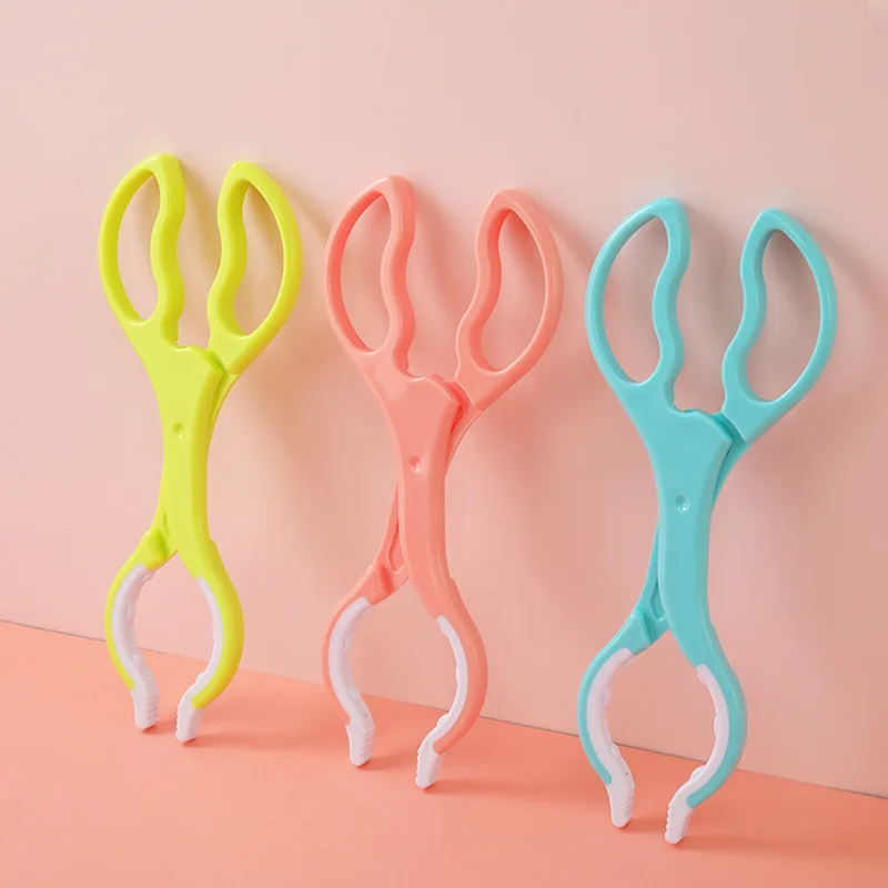Anti-scald Nursing Bottle Holder Rack Clip Anti-slip Baby Feeding Bottle Feeder Clips Clamp for High-temperature Sterilization