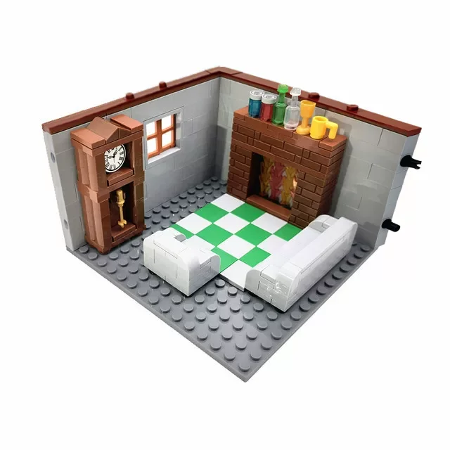 City House Building Blocks Toy Set for Kids - Creative DIY Bricks with Furniture