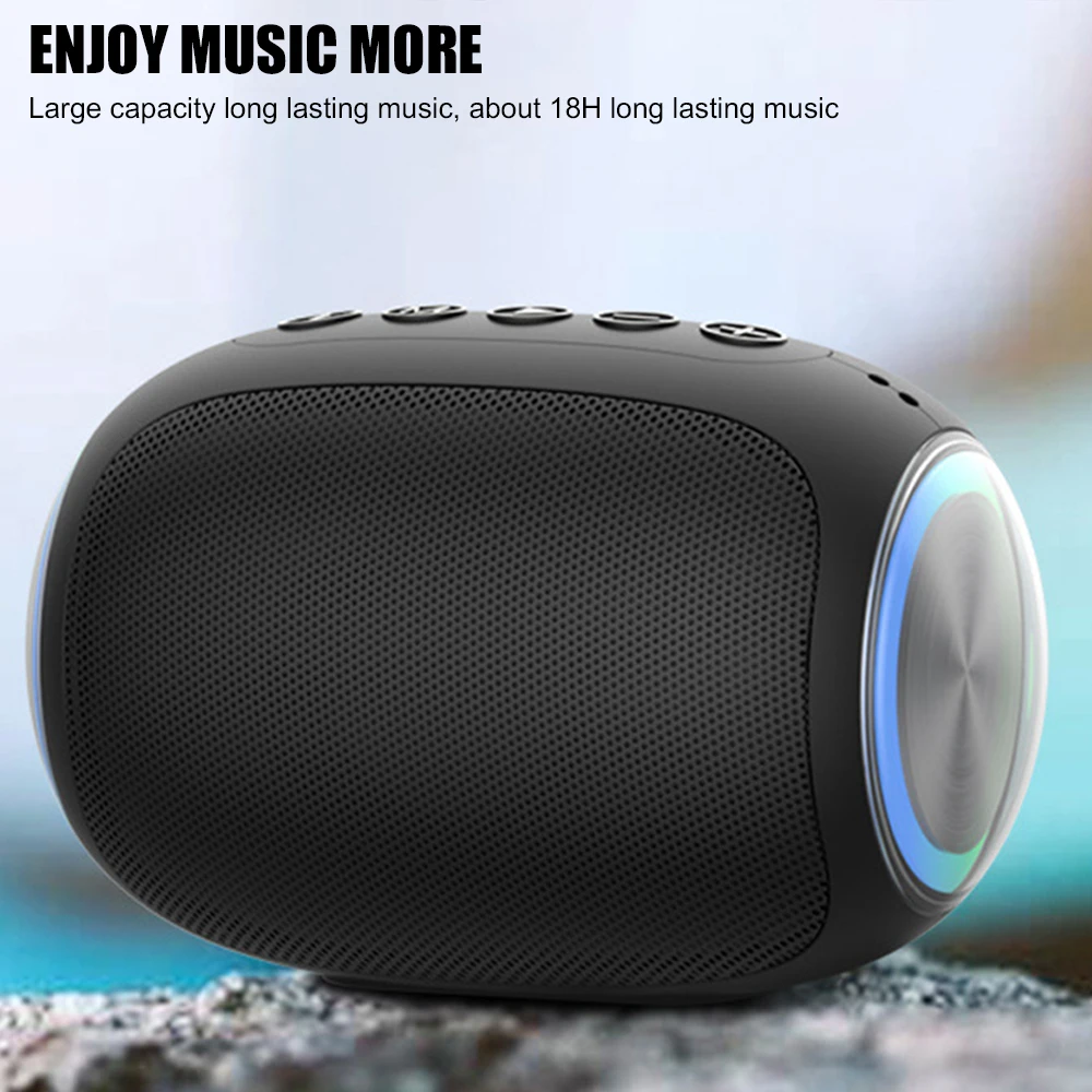 Bluetooth Speaker Portable Wireless Subwoofer Outdoor Support FM Radio TF