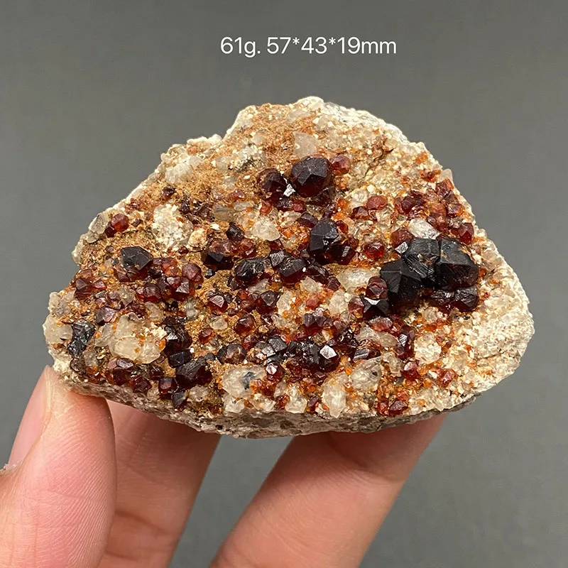 100% natural garnet raw stone mineral specimen healing crystal gemstone collection