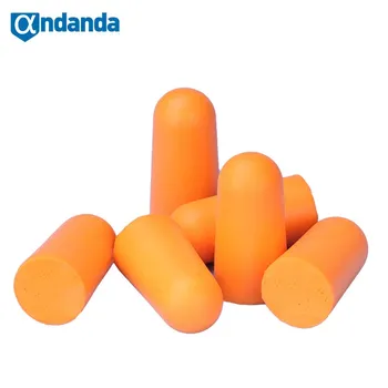 Andanda 귀마개 소음 감소 수면 방지 취소 음악 방음 귀마개 보호 거품 잠자는 재사용 가능한 귀마개