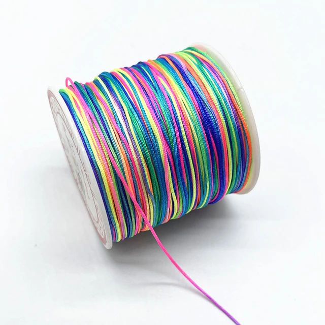 0.8mm Nylon Beading String 10 Colors 5 M Thread Bracelet String Chinese  Knotting Thread Cord For Win