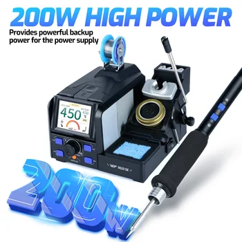 WEP 982D SE 200W Precision Soldering Station C245 C210 Fast Heating Electric Soldering Iron Kit Desoldering Rework Welding Tool 1