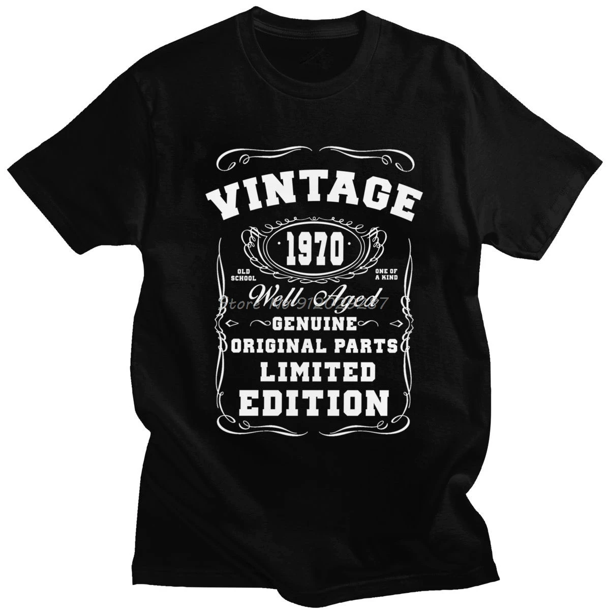 Vintage Limited 1970 baskı T gömlek erkekler % 100% pamuk Vintage tişört 50th doğum günü hediyesi 50 yaşında gömlek kısa kollu Tee üst
