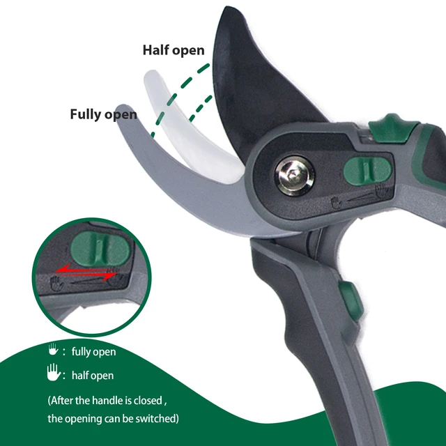 T TOVIA 8 Inch Garden Pruner Shears SK5 Blade Pruning Scissors for Bonsai Fruit Trees Flowers Branches Garden Pruners 2