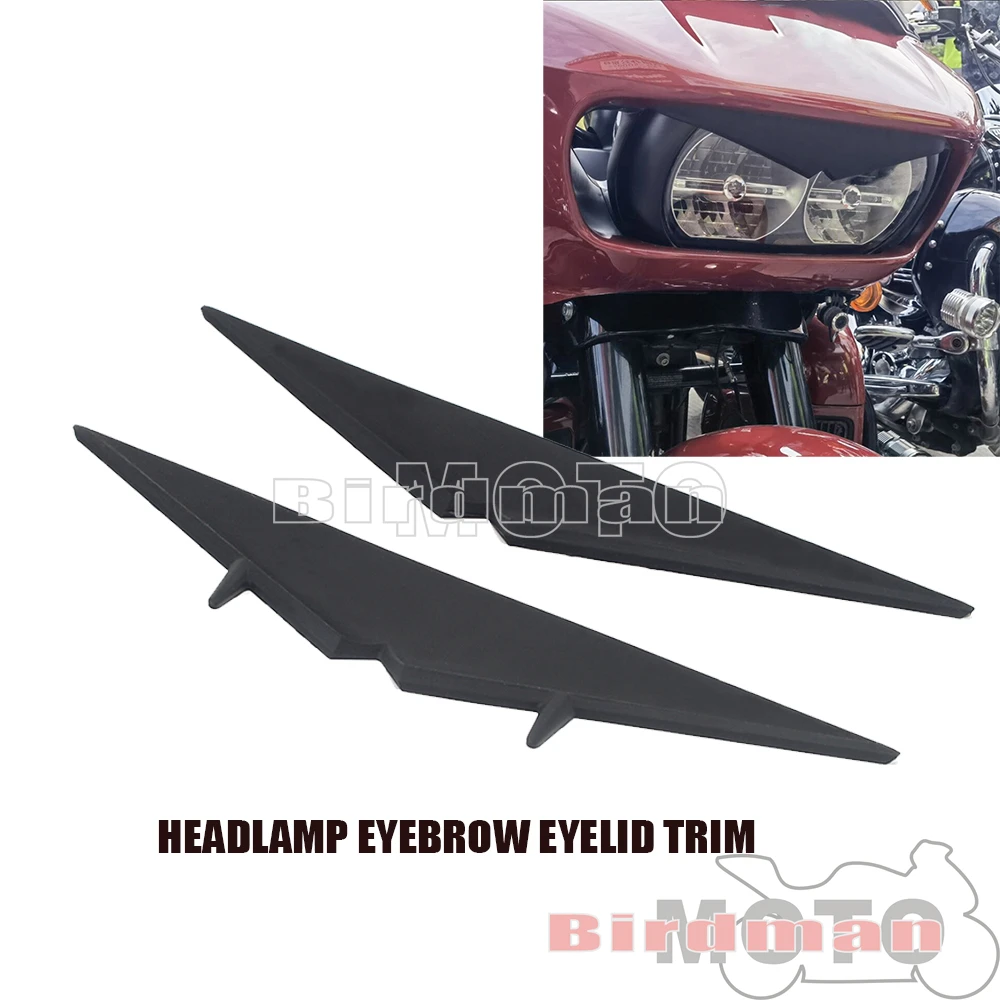 

Передняя фара для мотоцикла, налобный фонарь, верхний наконечник, отделка крышки для Harley Touring Road Glide FLTRX CVO flнастоящей FLTRK