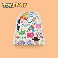 Anime Toy Story Backpack Girls Cartoon Woody Buzz Lightyear Student Nonwoven Drawstring Bag Kid Shower Supplies StorageBag Gifts 5