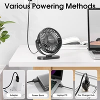 Ventilateur électrique Portable pour ordinateurs portables, ventilateur USB silencieux, réglage à trois vitesses pour la maison, le bureau, le Camping en plein air, Mini ventilateur 3