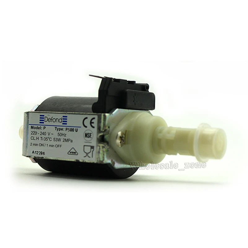 Defond P500 U 53W AC 220V G1/8 "솔레노이드 워터 펌프, 커피, 바닥 청소, 다림질 스테이션 기계용 ...