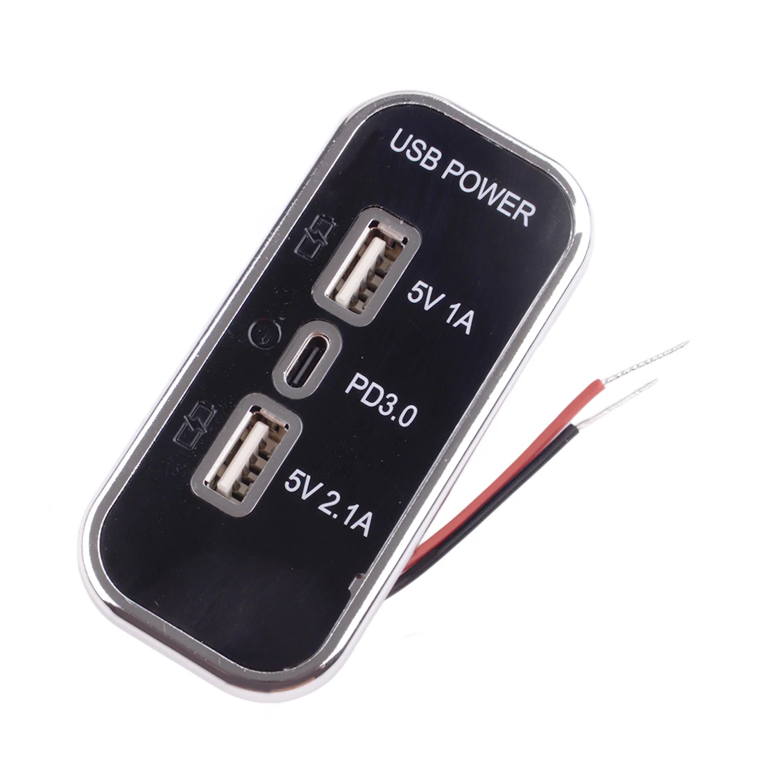 

Сетевая розетка с 3 портами USB и PD 3.0, 12-24 В