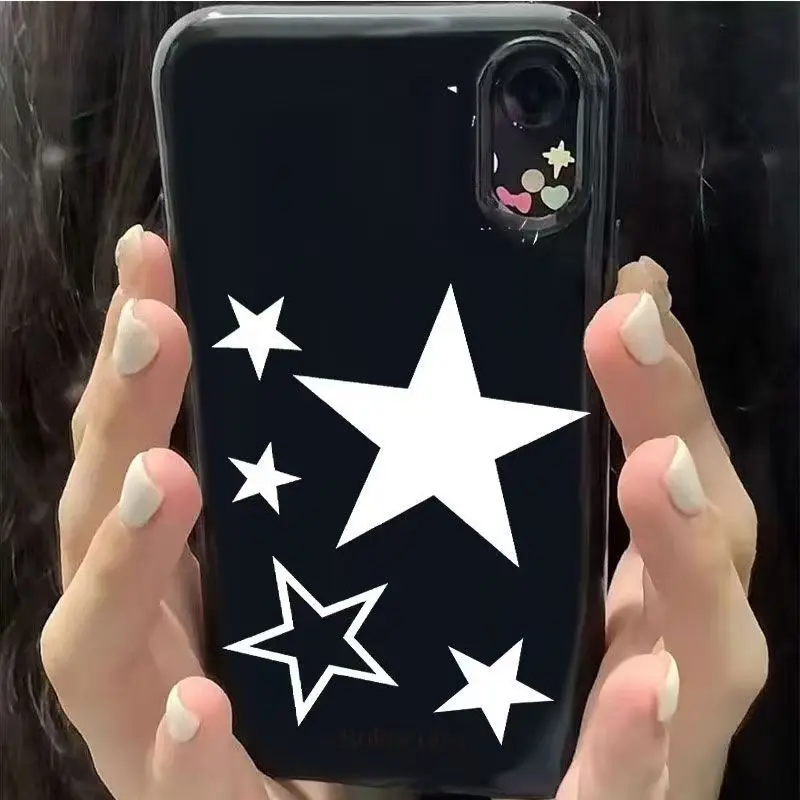 ตัวเลือกสินค้า เคสโทรศัพท์ลายดาวเกาหลีแบบเต็มจอ สไตล์อินเทรนด์ สำหรับ iPhone 17 16 15 14 13 12 11 Pro Max รุ่น Y2K