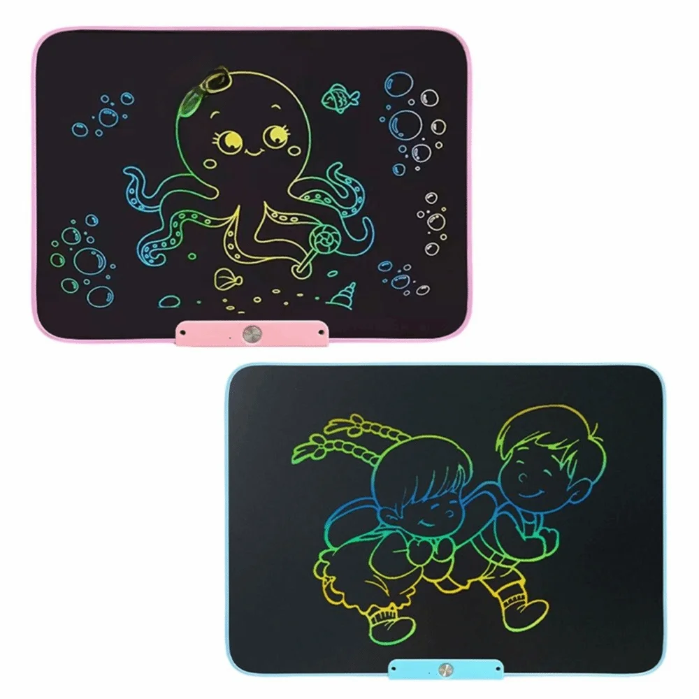 새로운 20 인치 LCD 쓰기 태블릿 디지털 다채로운 화면 마술 칠판 미술 도구 전자 드로잉 패드 교육 장난감