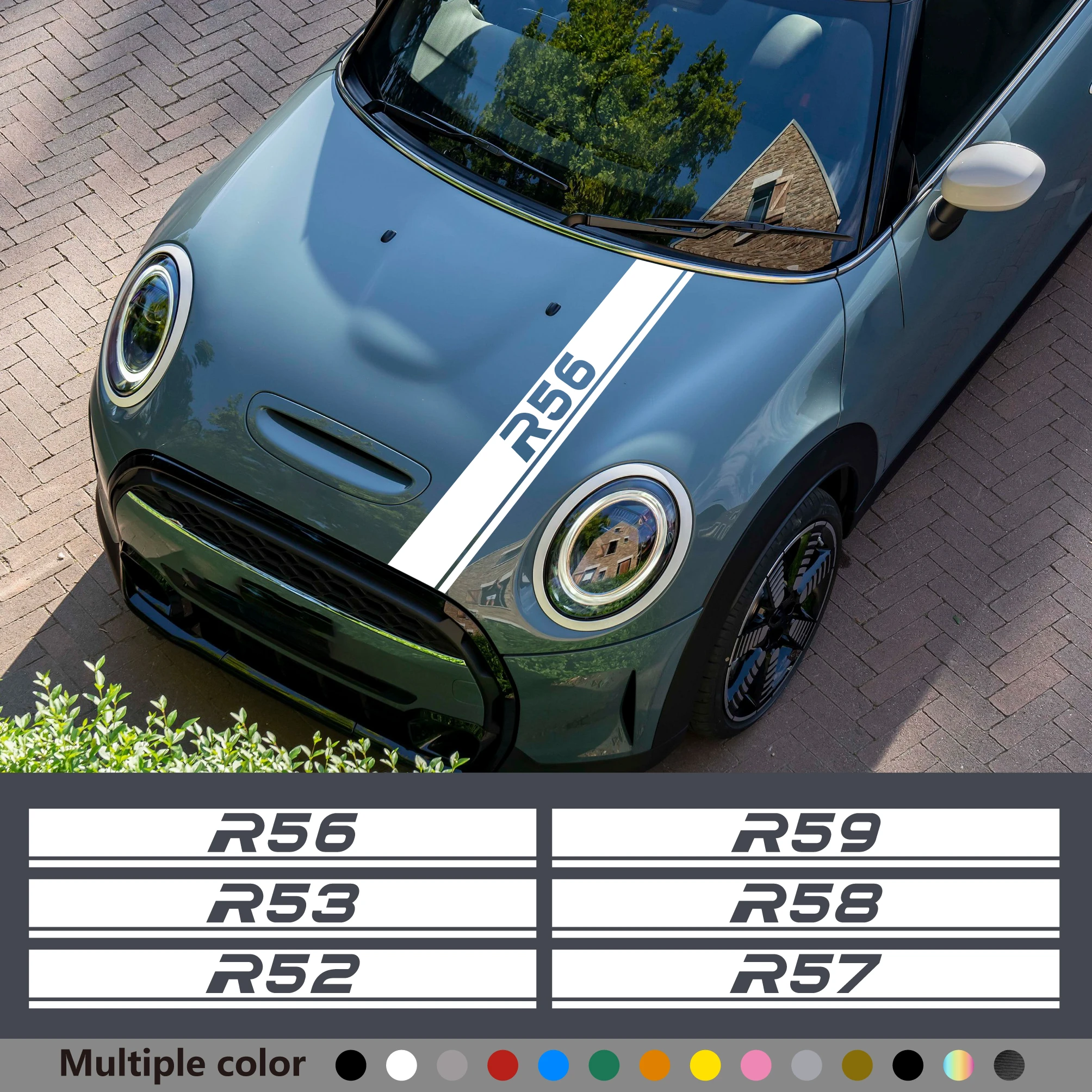 

Car Hood Sticker Decal Apply for Mini Cooper F56 F54 F57 F55 F60 R50 R52 R53 R55 R56 R57 R58 R59 R60 R61 Countryman Accessories