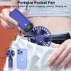 USB Cooling Hand Fans Folding Recharge Digital Display 5 Speed Adjustment Handheld Mini Fan with Table Stand ﻿ 3