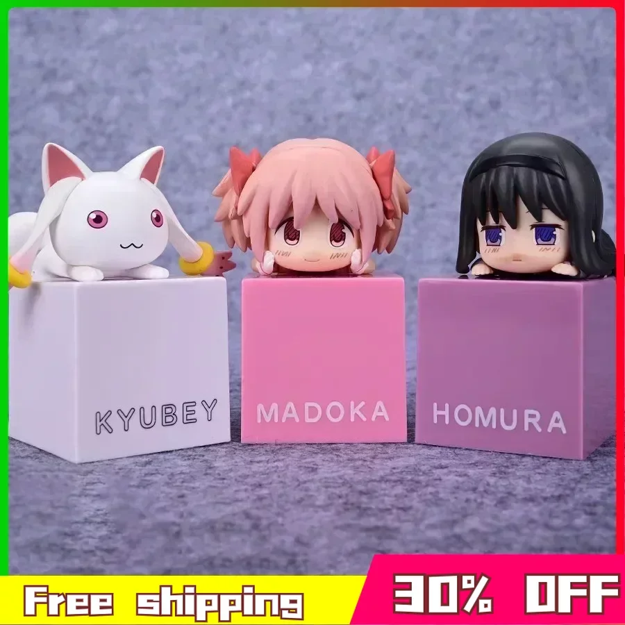 

Puella Magi Madoka Magica Q версия аниме фигурки Kaname Madoka Akemi Homura инкубатор кавайная модель из ПВХ периферийные принадлежности подарок