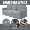 Elastic Jacquard Sofa Cover Cushion Cover Furniture Protector for Living Room Pets Kids Stretch Washable Removable Slipcover 4