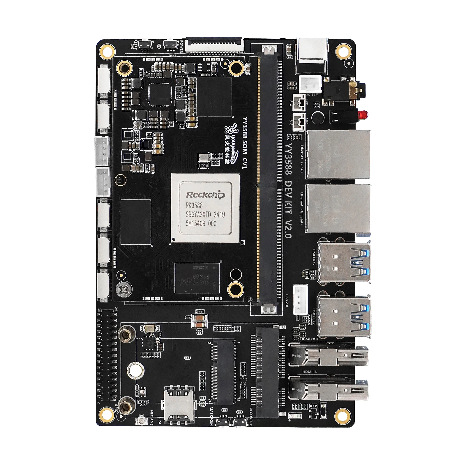 youyeetoo YY3588 Development Board 6TOPs NPU Rockchip RK3588 SoC