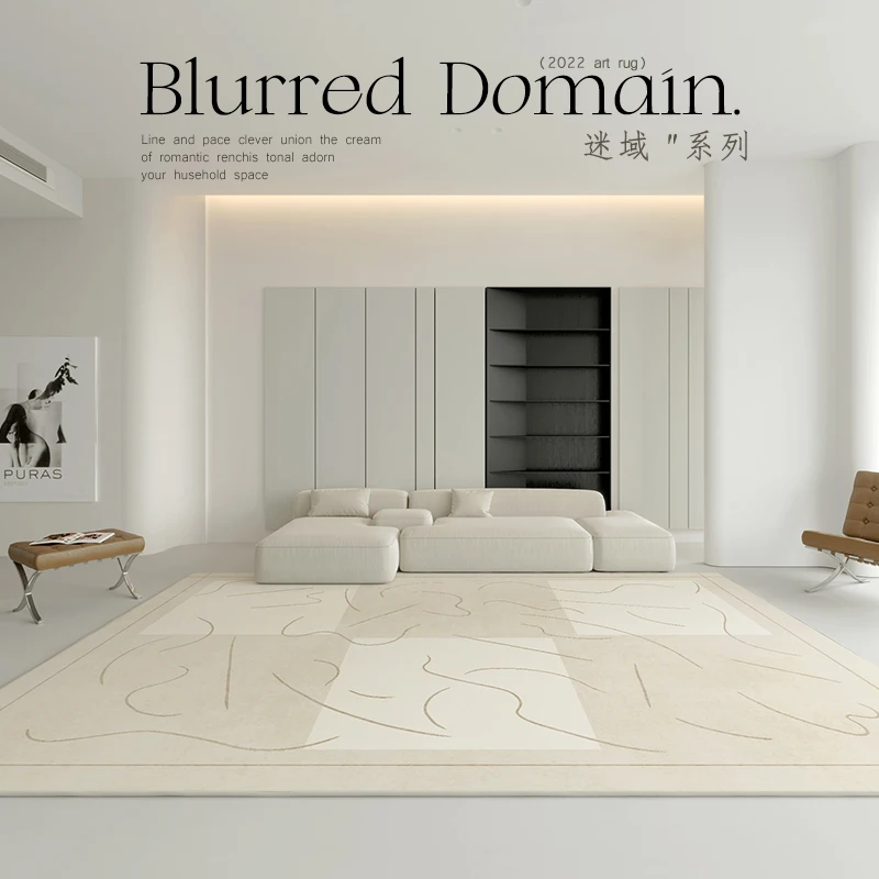 Light Luxury Bedroom Decor Plush Carpet Thicken Washable Lounge Rug Home Study Floor Mat French Style Carpets for Living Room 3