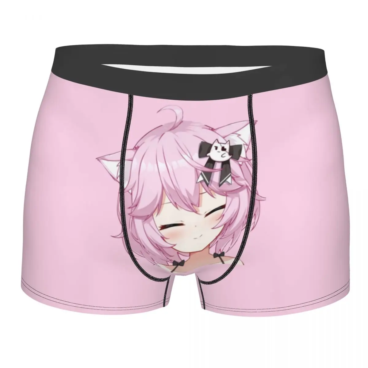 Men Boxer Briefs Shorts Panties Nyanners Nekopara Cartoon Breathable