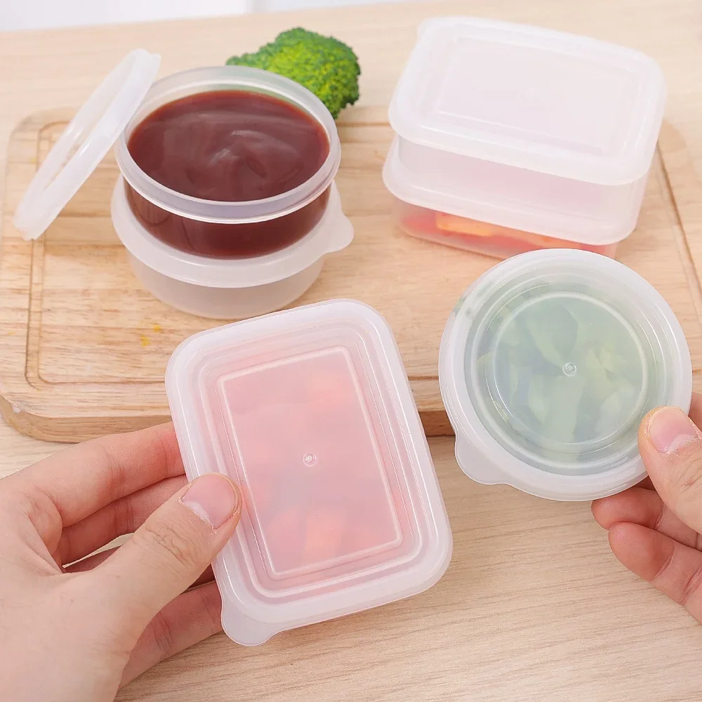 1/4PCS Food Storage Boxes Refrigerator Vegetables Fruits Meat Sealed Preservation Box Portable Outdoor Picnic Sealed Containers 3