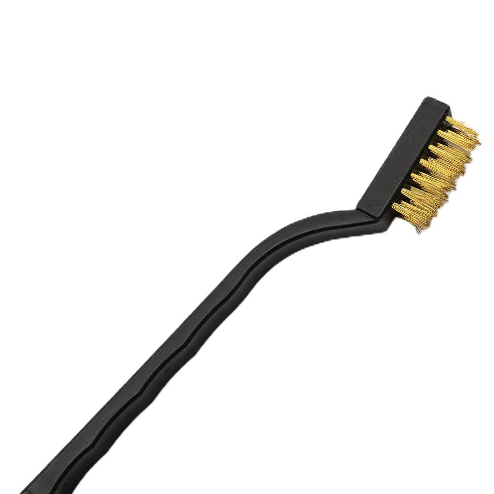 6Pcs Clean Industrial Copper Wire Brush Brass Wire Brush Set For Cleaning Welding Slag And Rust Cleaning Brush Hand Tool 6