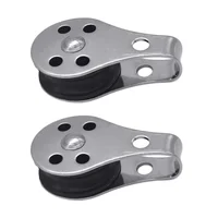 Heavy Duty Cable Wire Rope Roller Nylon Pulley for Washing Line Sailing Lifting 2