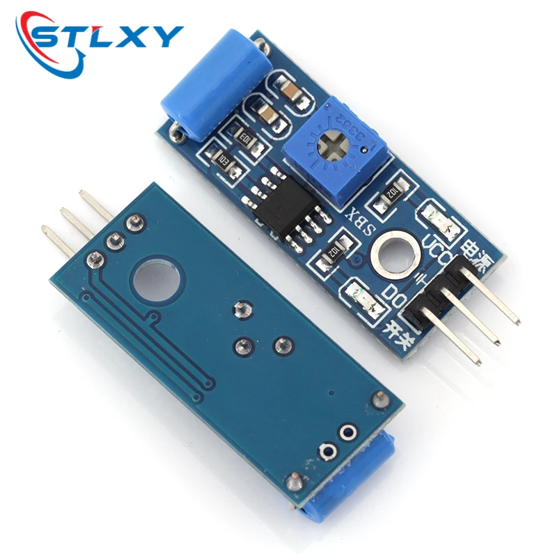 Stlxy normally closed type vibration sensor module Alarm sensor module Vibration switch SW-420 for arduino