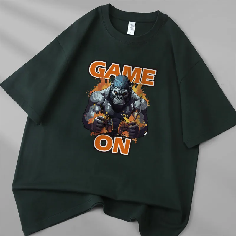 thumbnail image 1 of Camiseta con estampado de orangután, diseño único perfecto para amantes de los animales Hunter X Hunter Ropa de calle Harajuku Stranger Things, 1 of 5
