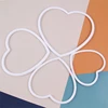Dream Catchers Plastic Rings Dreamcatcher Heart Shaped Circle Handmade Crafts DIY Wedding Windchime Hanging Decorations Y5GB 4