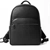New Brand Genuine Leather Men Backpacks Fashion Real Natural Leather Student Backpack Boy Luxury Computer Laptop Bags 1