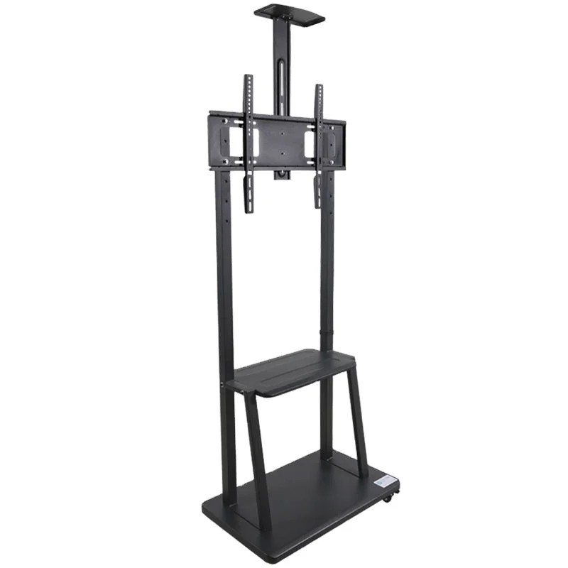 Rotating Plasma Halterung Trolley Dentist 32"-65" Flat Panel Led Lcd Mobile Cart Display Tv Floor Stand With Wheels Workstation 1