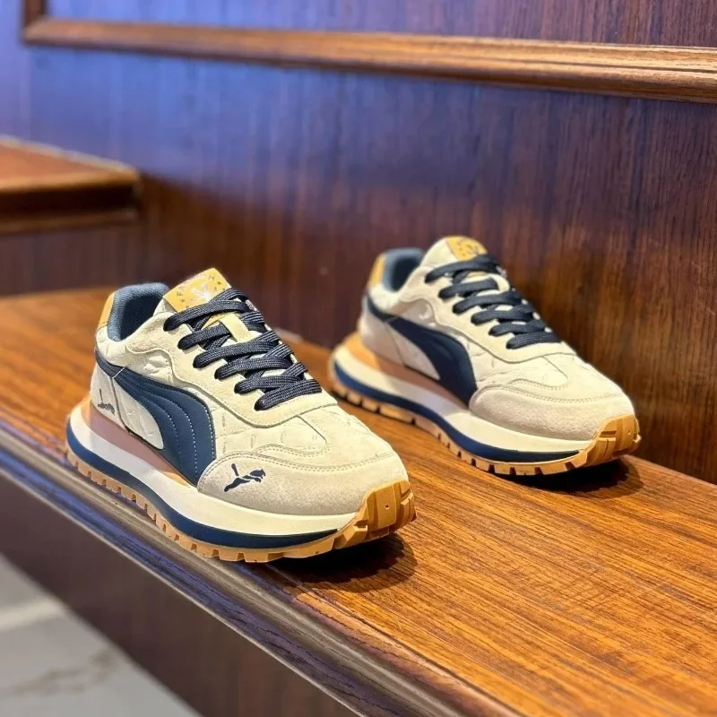 أحذية كاجوال أحذية رياضية رجالية صيفية كاجوال سميك...