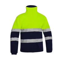 Hi Vis Reflective Fleece Work Hoodie