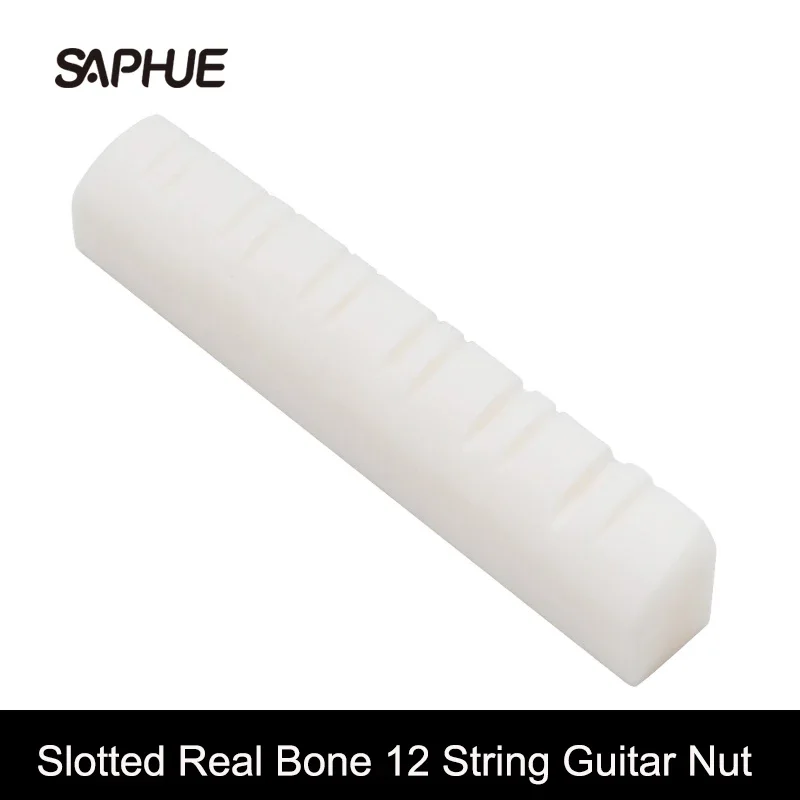 Slotted Real Bone Guitar Nuts 12 String 2pcs/50pcs For Electric Guitar