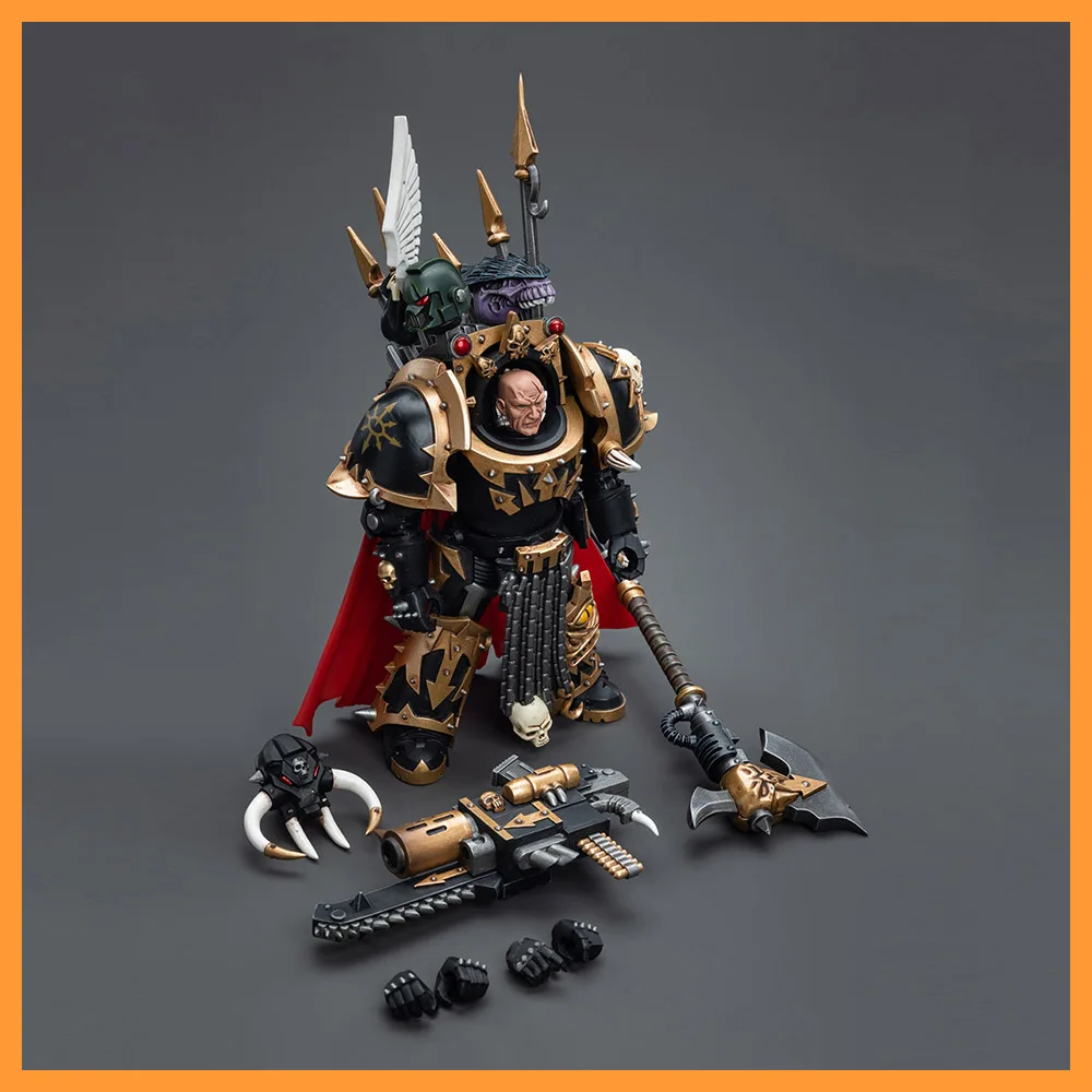 Joytoy Jt6489 1/18 Warhammer 40K Chaos Space Marines Black Legion Chaos Lord In Terminator Armor 13.4Cm Model Toy