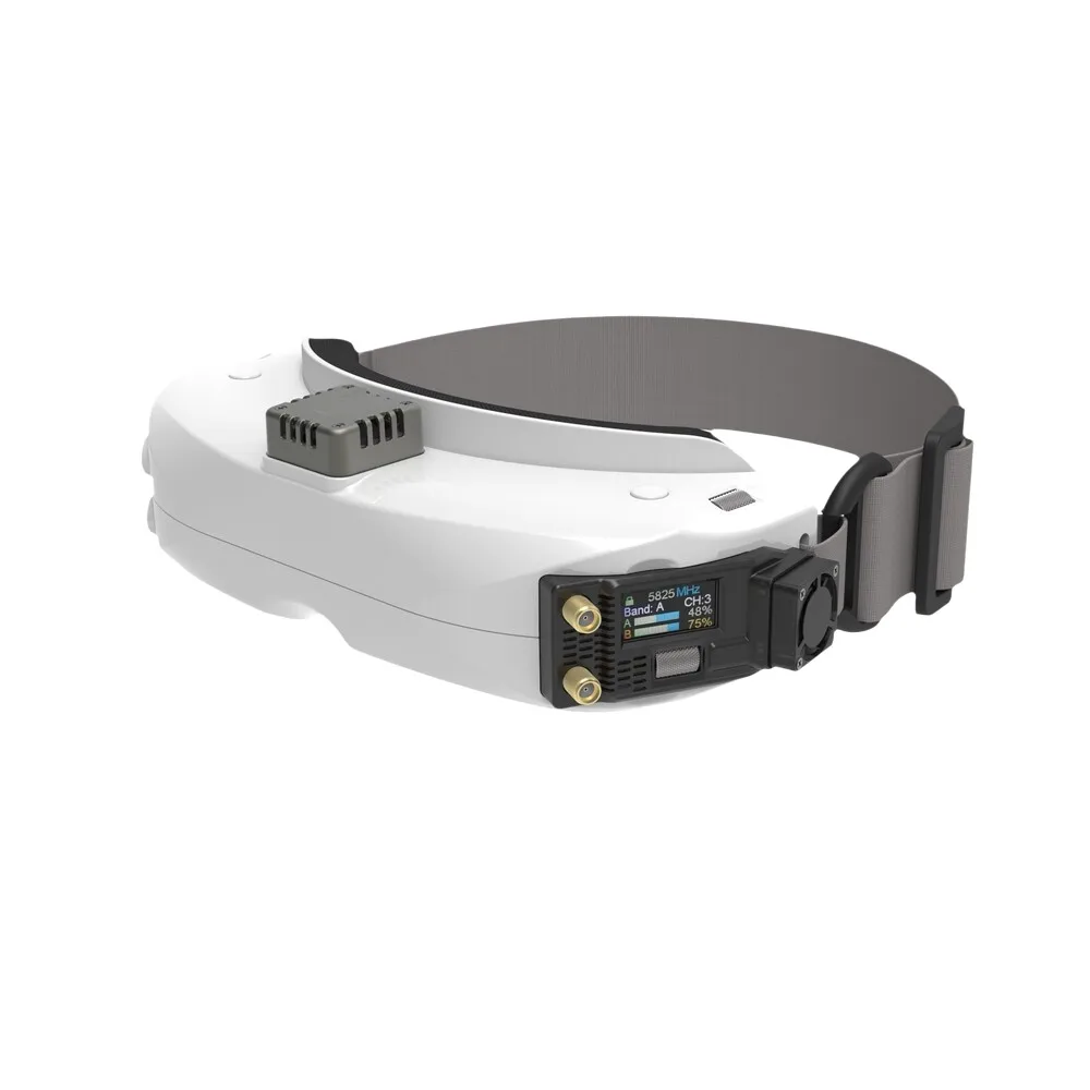 Lunettes FPV 5.8G 4.9G avec écran HD, design ergonomique et confortable