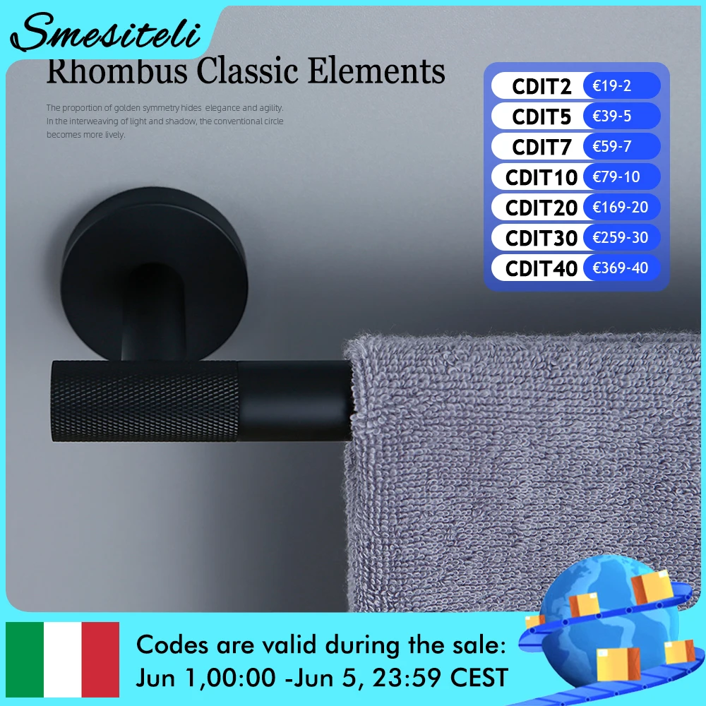 Black Bathroom Accessories Brass Knurled Kit Paper Holder Towel Rack Shelf Single Towel Holder Toilet Brush Hook bathroom hardware set bathroom hardware accessories